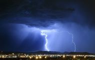 Lightning almost halted the Nature Boy's ascent to the top of the wrestling world.